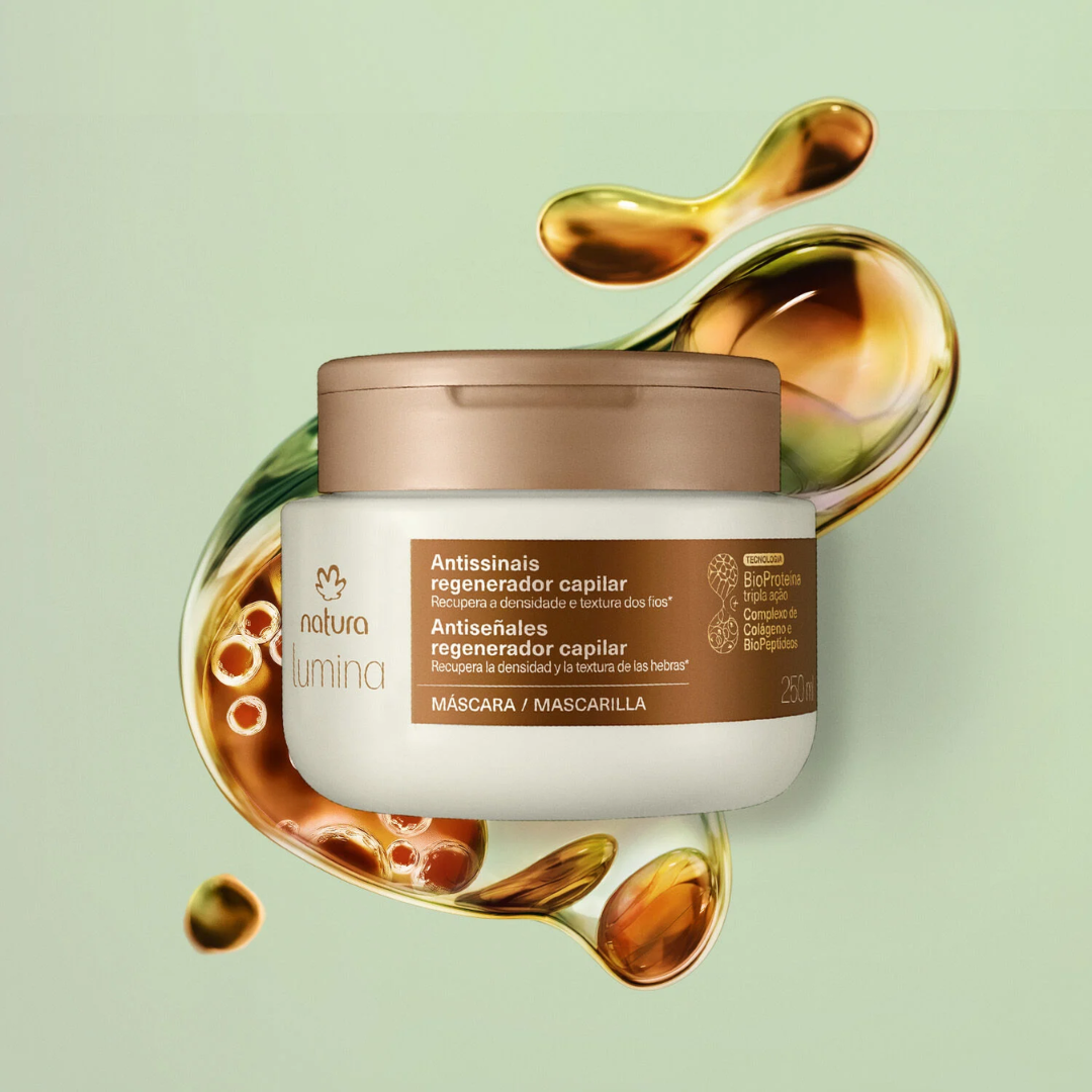 Lumina Anti-Aging Hair Regenerating Regeneration Mask 250g Natura