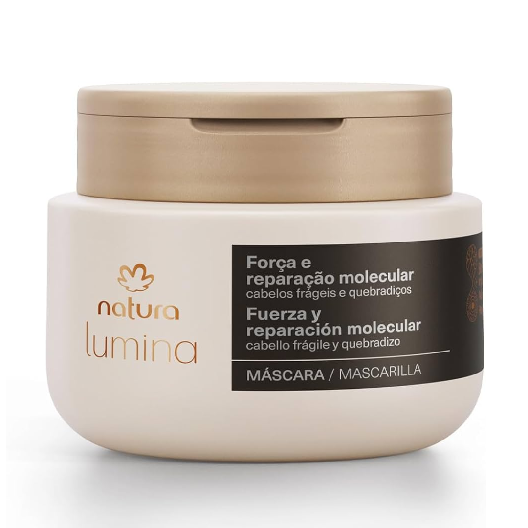 Lumina Força Molecular Strength Molecular Repair Hair Mask 250g Natura