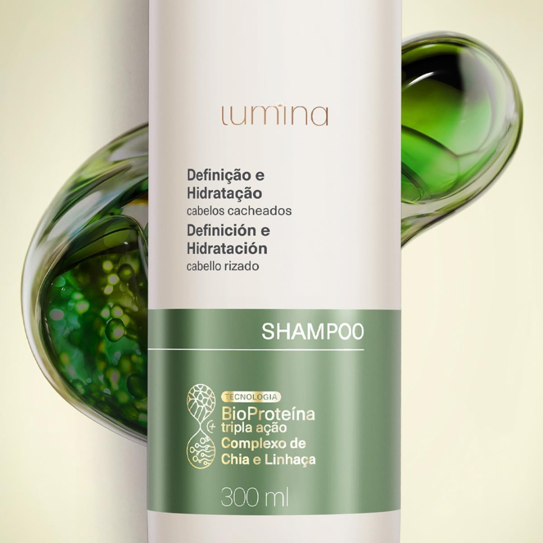Natura Cacheadas Lumina Curly Hair Definition & Hydration Set Kit Natura