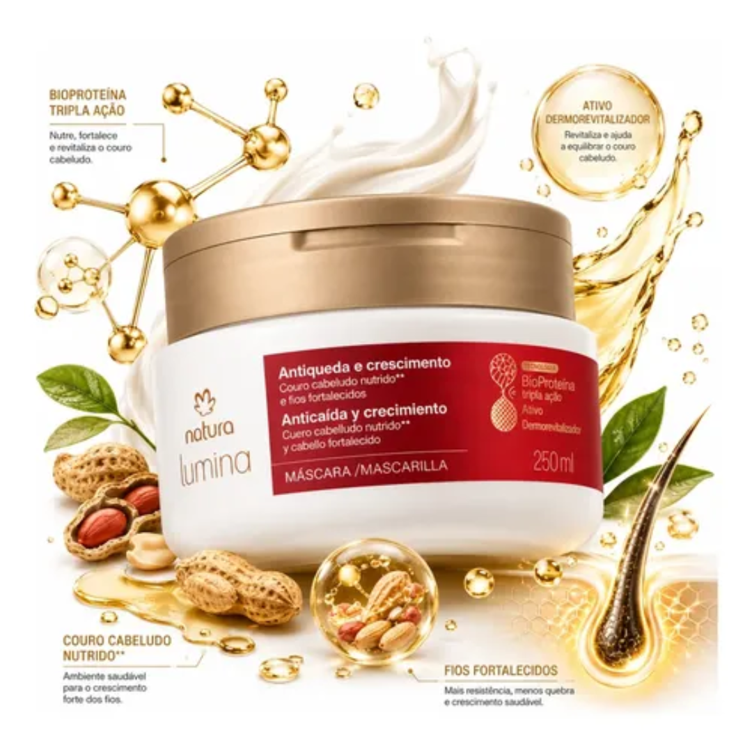 Lumina Hair Fall & Growth Anti-Breakage Hair Mask 250ml Natura