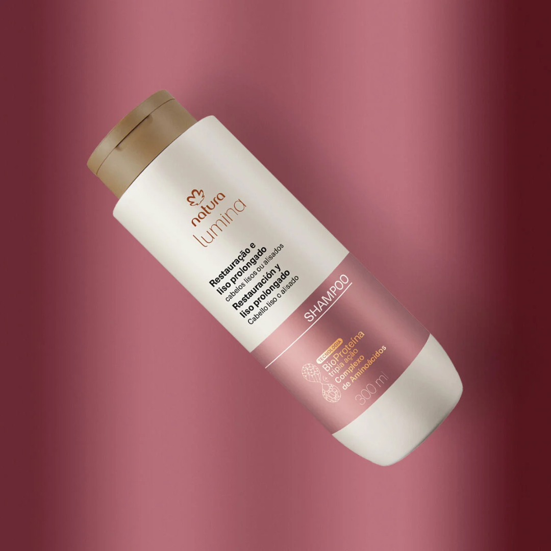 Lumina Liso Prolongado Long-Lasting Straight Hair Set Kit Natura