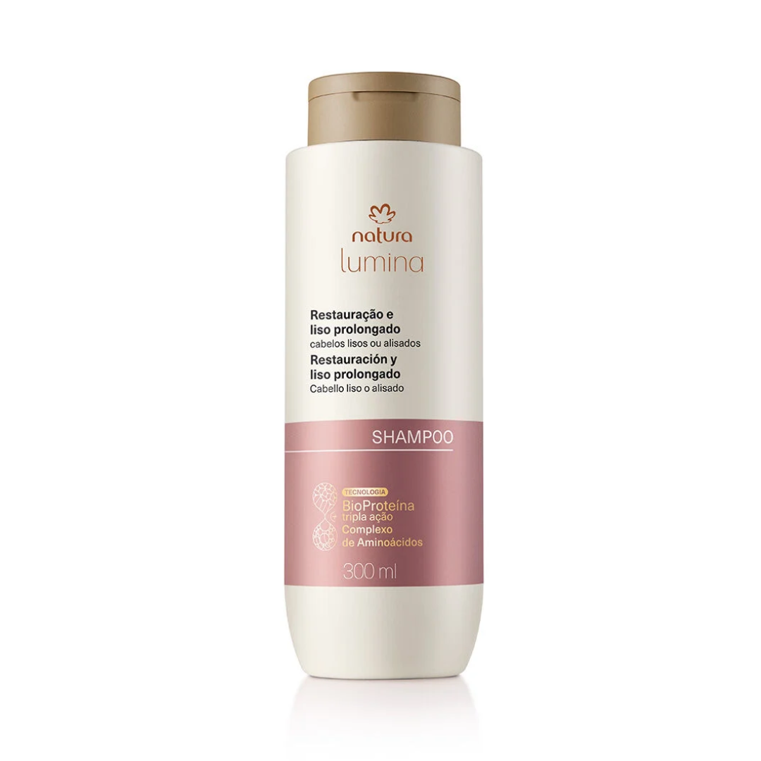 Lumina Liso prolongado Restorative Shampoo Straight Hair 300ml Natura