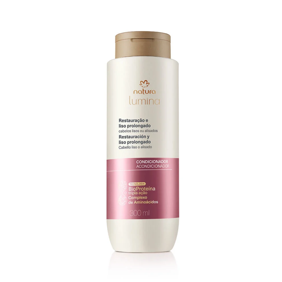 Lumina Liso Prolongado Restorative Conditioner Straight Hair 300ml Natura