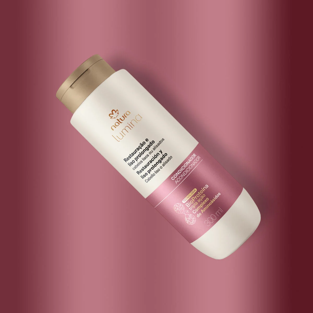 Lumina Liso Prolongado Restorative Conditioner Straight Hair 300ml Natura
