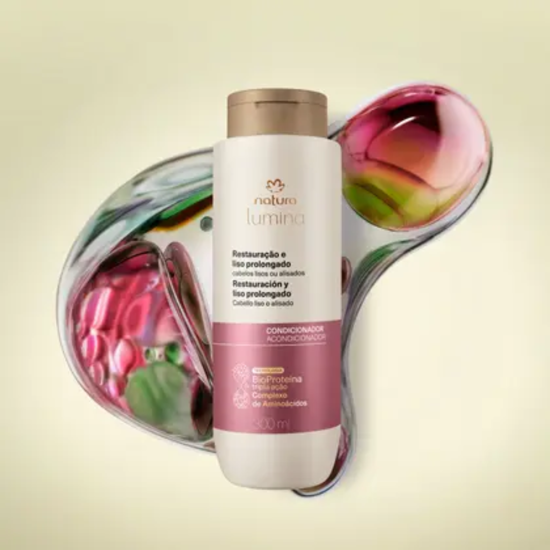 Lumina Liso Prolongado Restorative Conditioner Straight Hair 300ml Natura