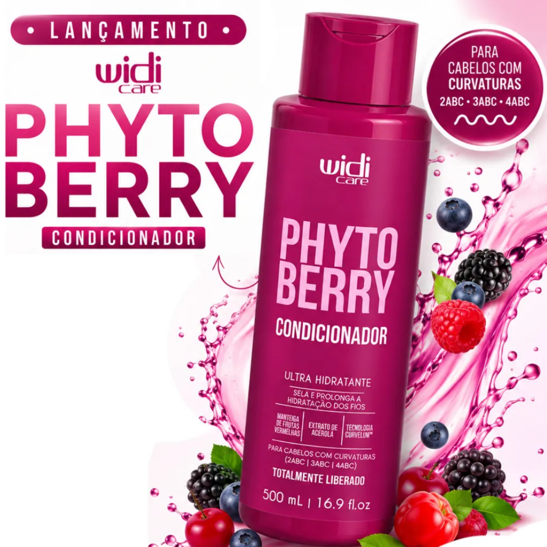 PhytoBerry Ultra Hydrating Conditioner for Curly Hair 500ml Widi Care