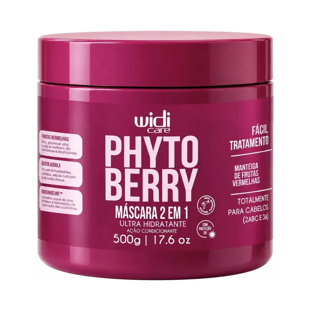 PhytoBerry 2-in-1 Ultra Hydrating Curly Hair Mask 500g Widi Care