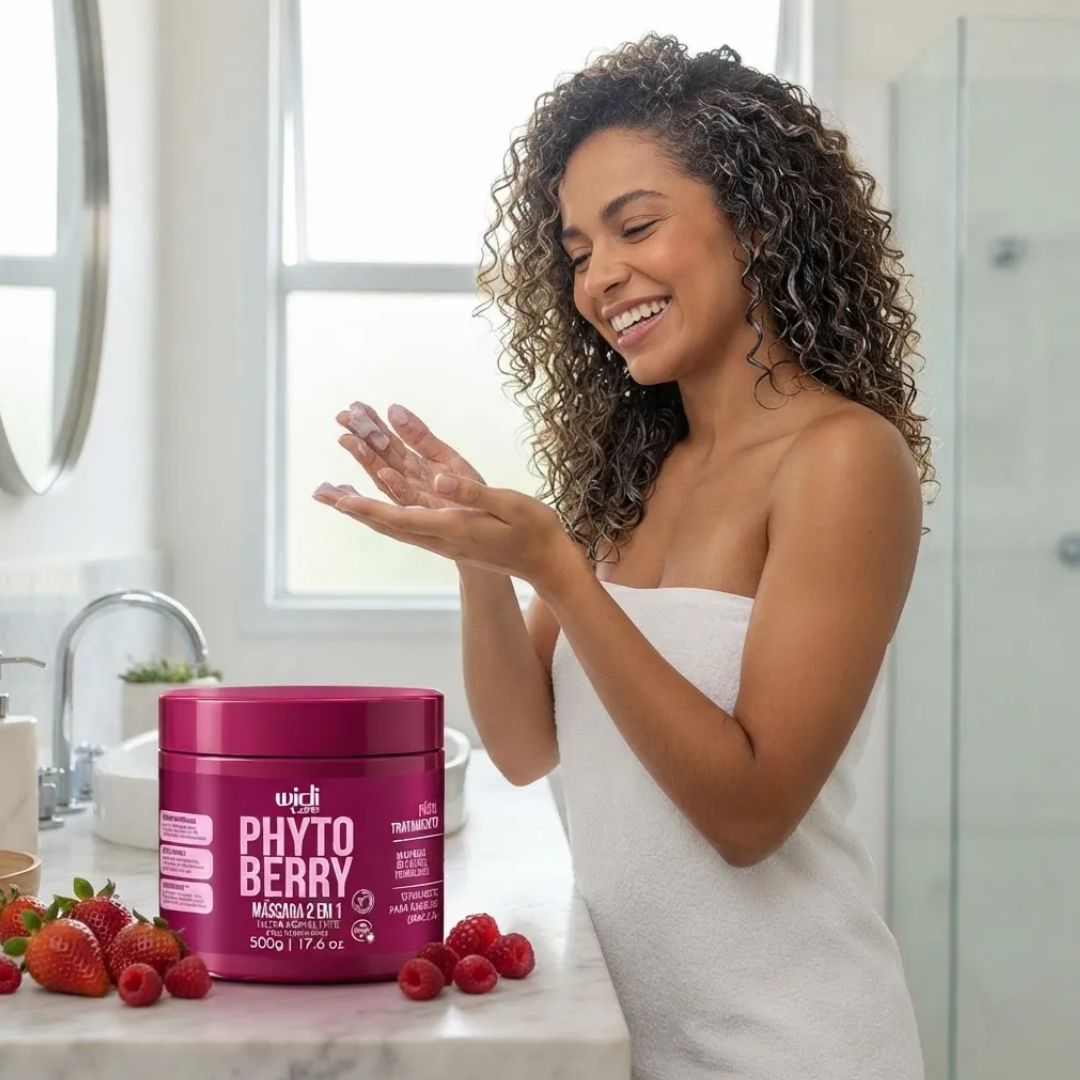 PhytoBerry 2-in-1 Ultra Hydrating Curly Hair Mask 500g Widi Care
