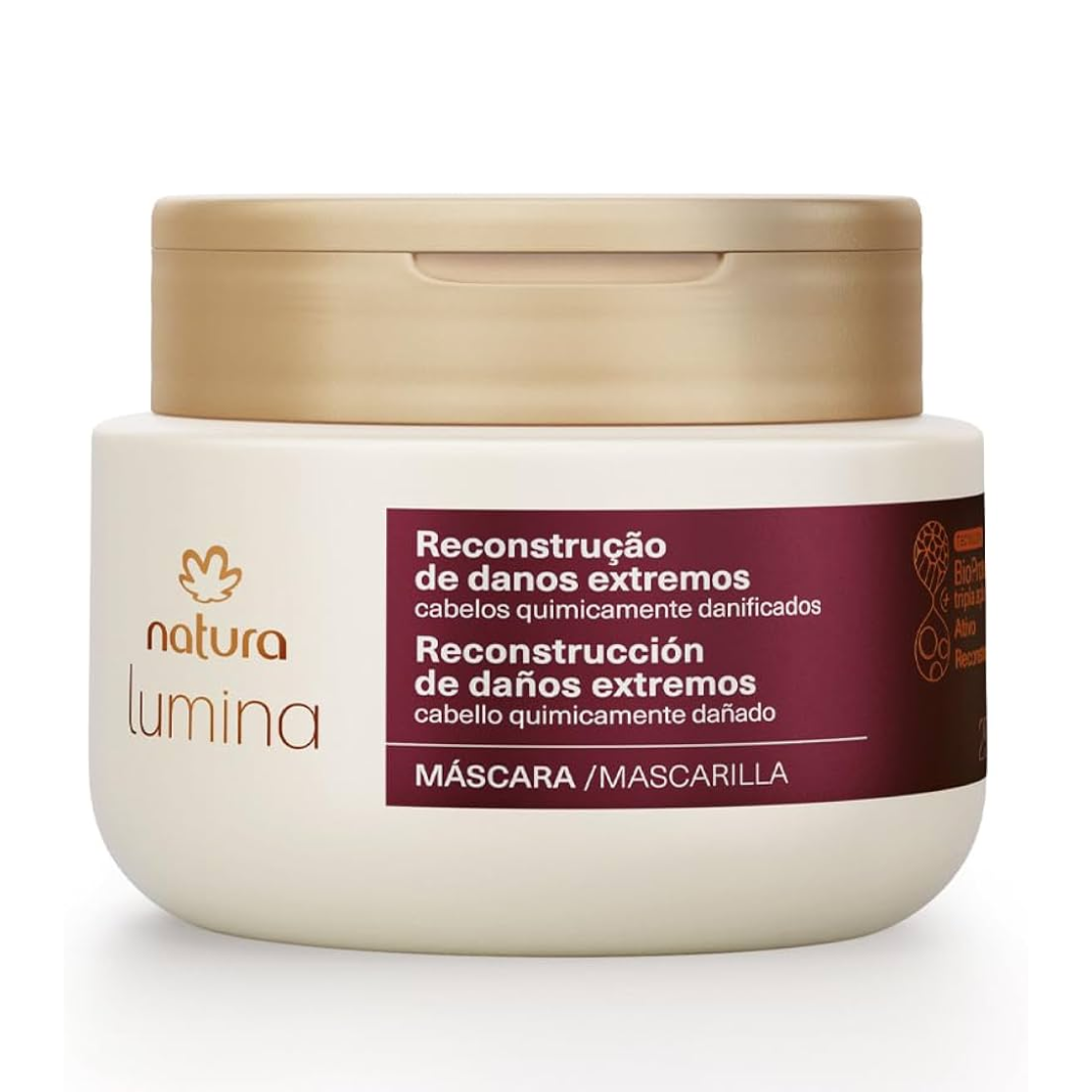 Lumina Reconstrução de Danos Hair Mask Damage Repair 250ml Natura