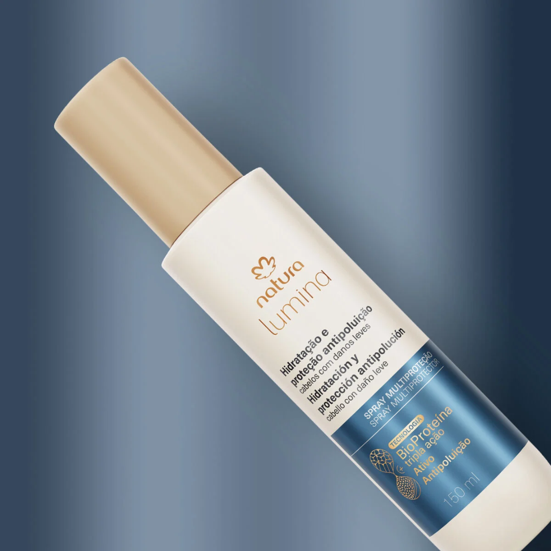 Lumina Hidratação Antipoluição Anti-Pollution Leave-In Spray 150ml Natura