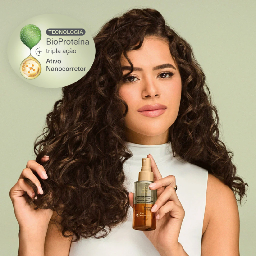 Lumina Biphasic Hair Oil for Split Ends & Deep Nourishment 100ml Natura