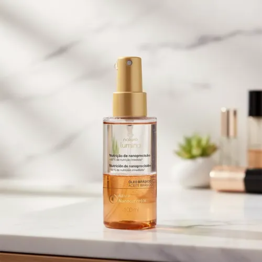 Lumina Biphasic Hair Oil for Split Ends & Deep Nourishment 100ml Natura