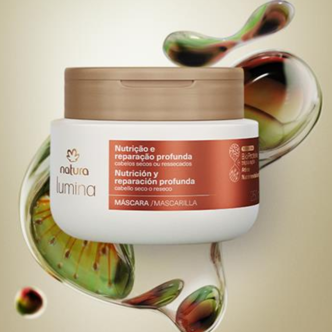 Lumina Nurição e Reparação Nutrition & Repair Hair Mask 250ml Natura