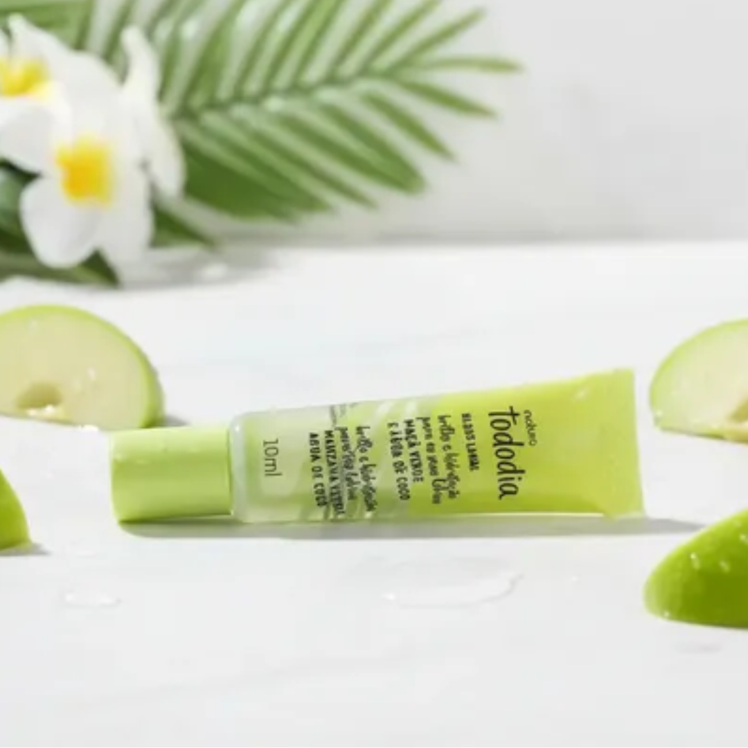 Tododia Green Apple & Coconut Water Lip Gloss 10ml Natura