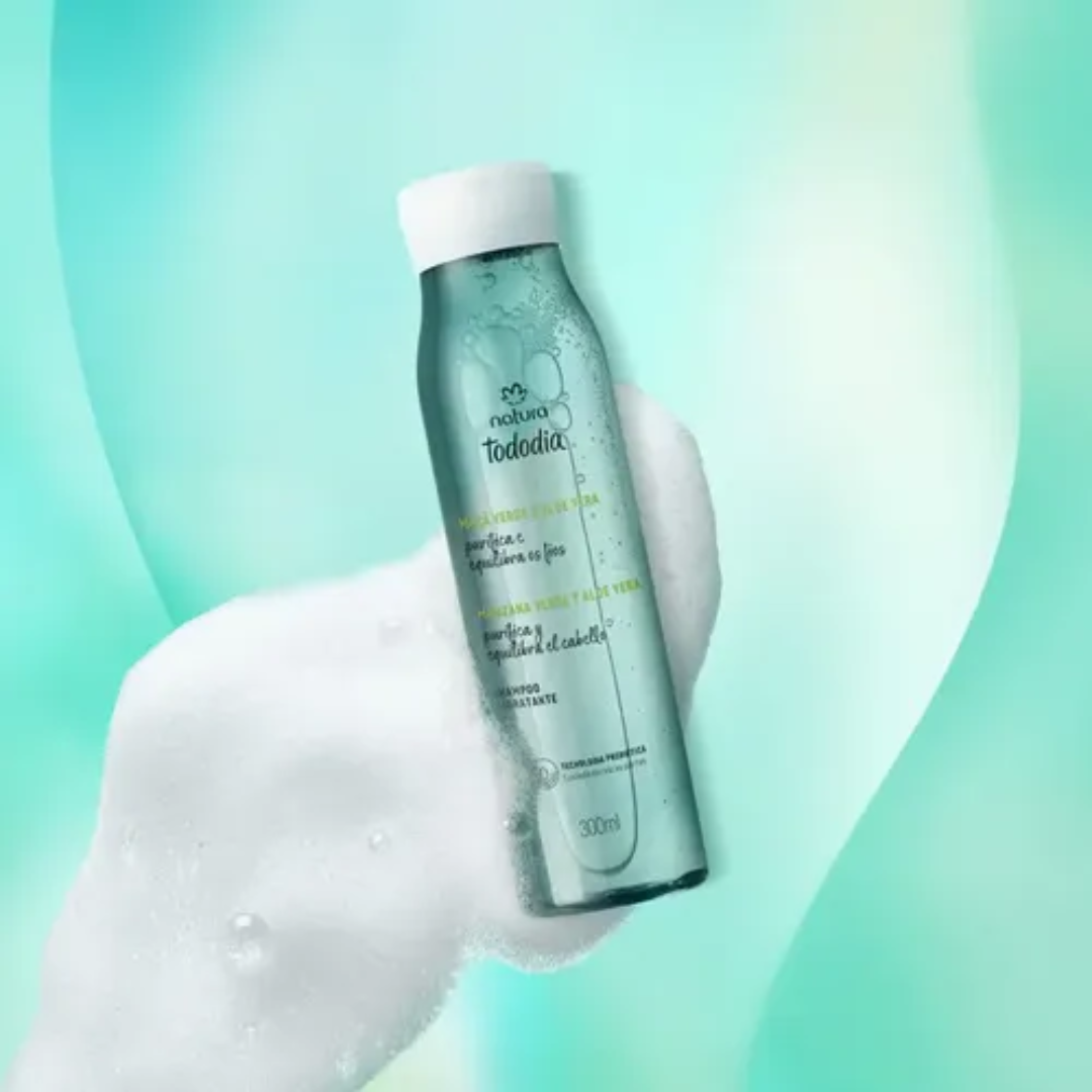 Tododia Green Apple & Aloe Vera Hydrating Shampoo 300ml Natura