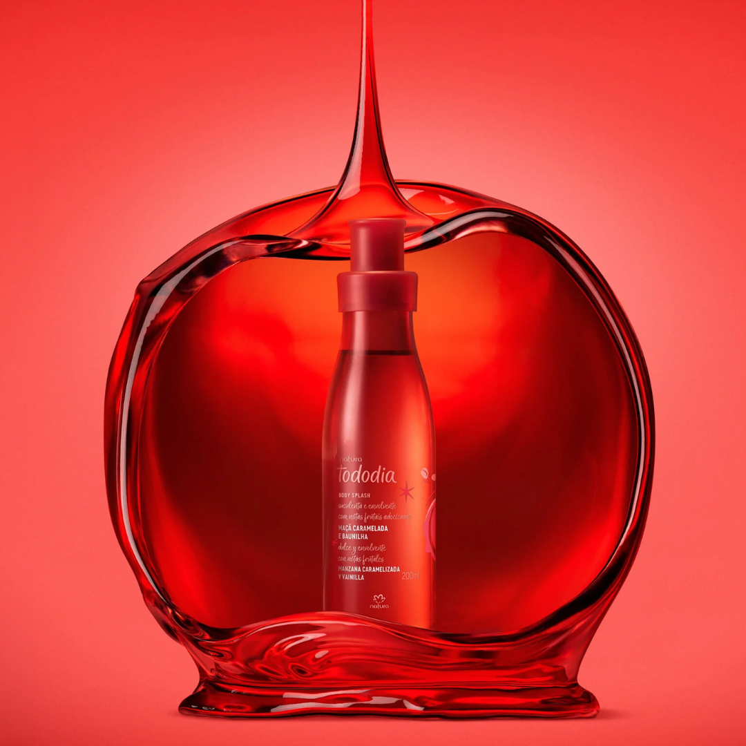 Tododia Caramelized Apple & Vanilla Body Splash 200ml Natura