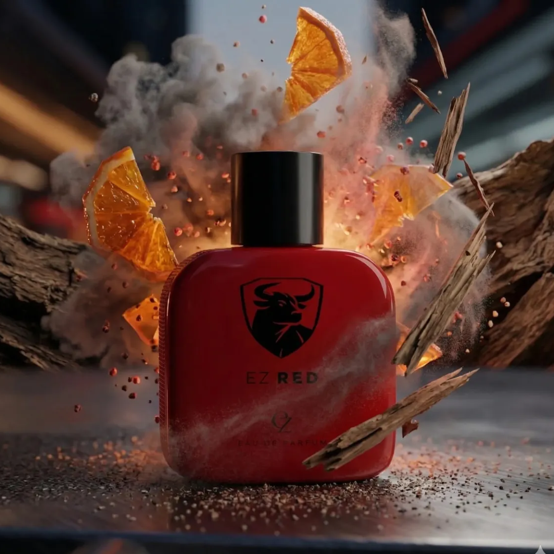 EZ Red Eau de Parfum Fresh Woody Men’s Fragrance 100ml Ethereal Paris