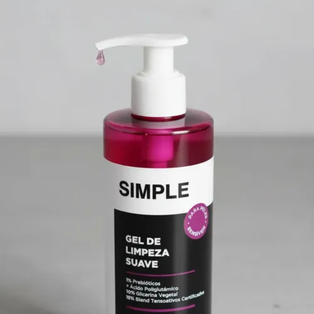 Gentle Cleansing Gel Sensitive Skin Facial Cleanser Simple 350g Organic