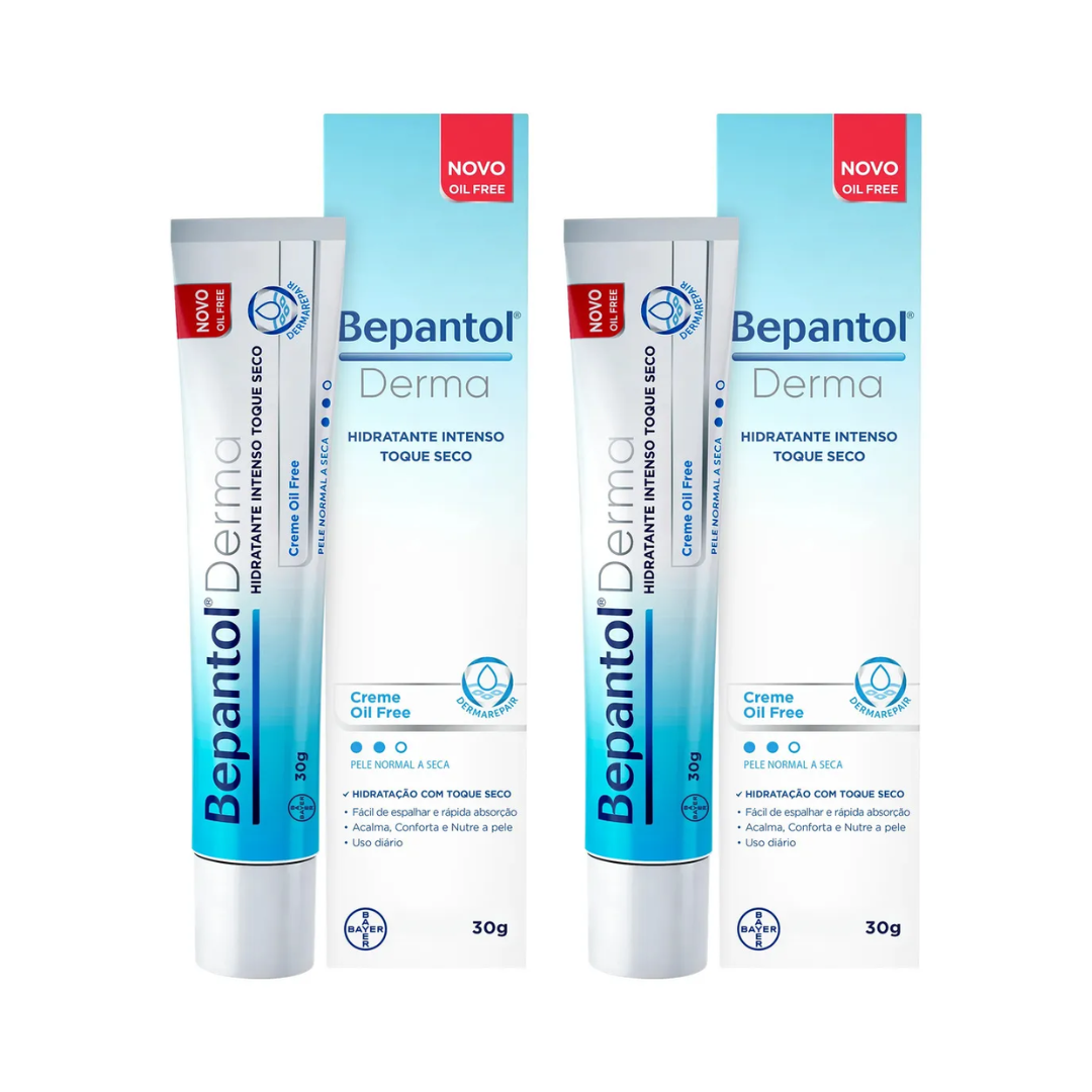 Lot of 2 Bepantol Derma Dry Touch Moisturizing Cream 30g