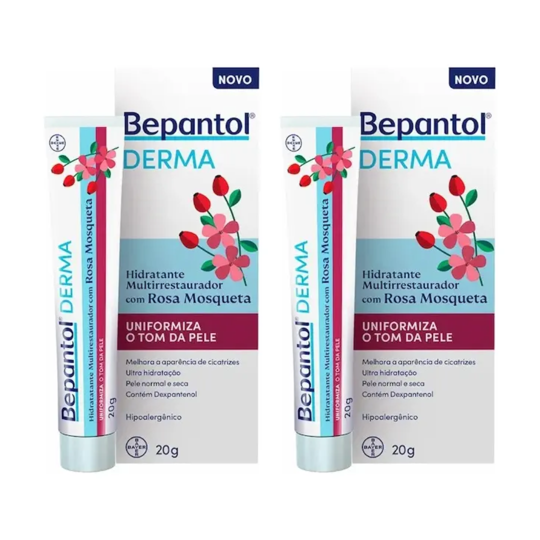 Lot of 2 Bepantol Derma Multi-Restoring Rosehip Cream 20g