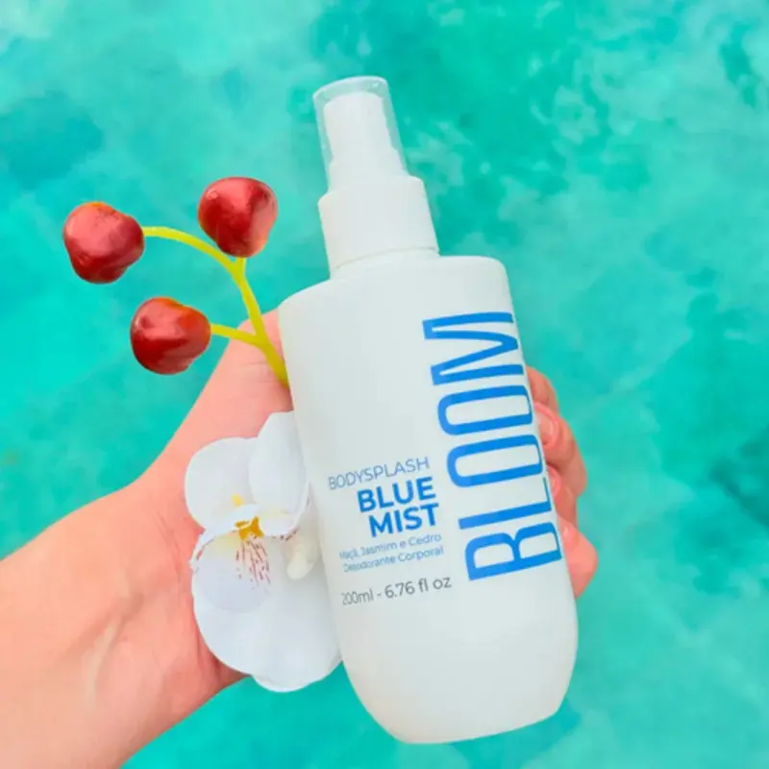 Blue Mist Body Cream Moisturizing & Fresh Skin Care 200g Bloom Body