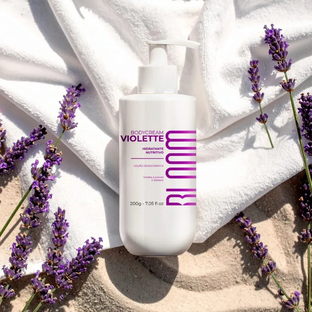 Violette Body Cream Floral Scented Lotion Daily Care Bloom 200g Body