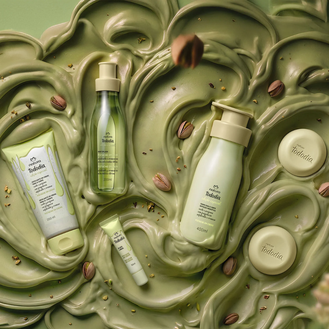 Pistache Tododia Pistachio Body Care Gift Set Vegan Cruelty-Free Kit Natura