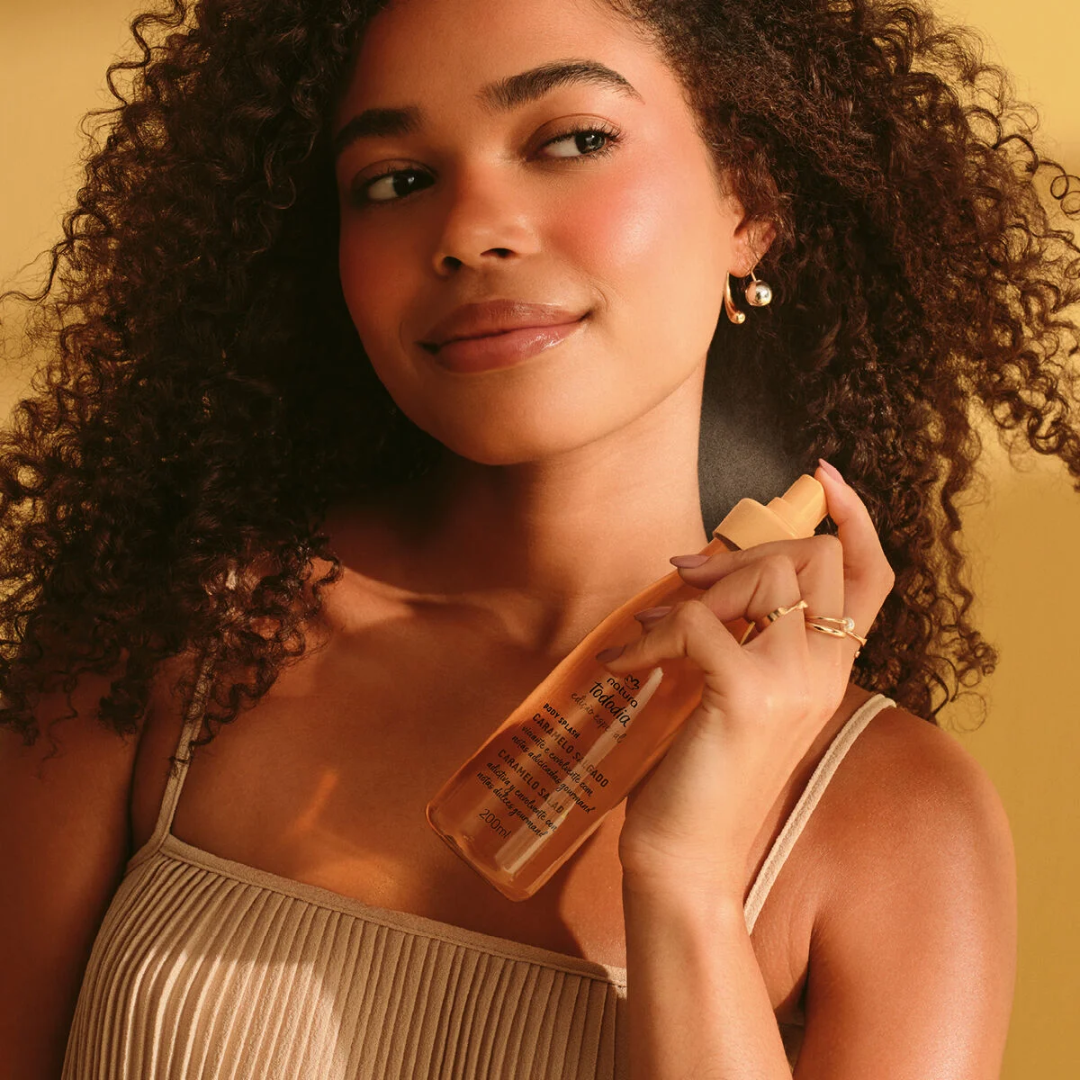 Caramelo Tododia Salted Caramel Body Splash Sweet Gourmand 150ml Natura