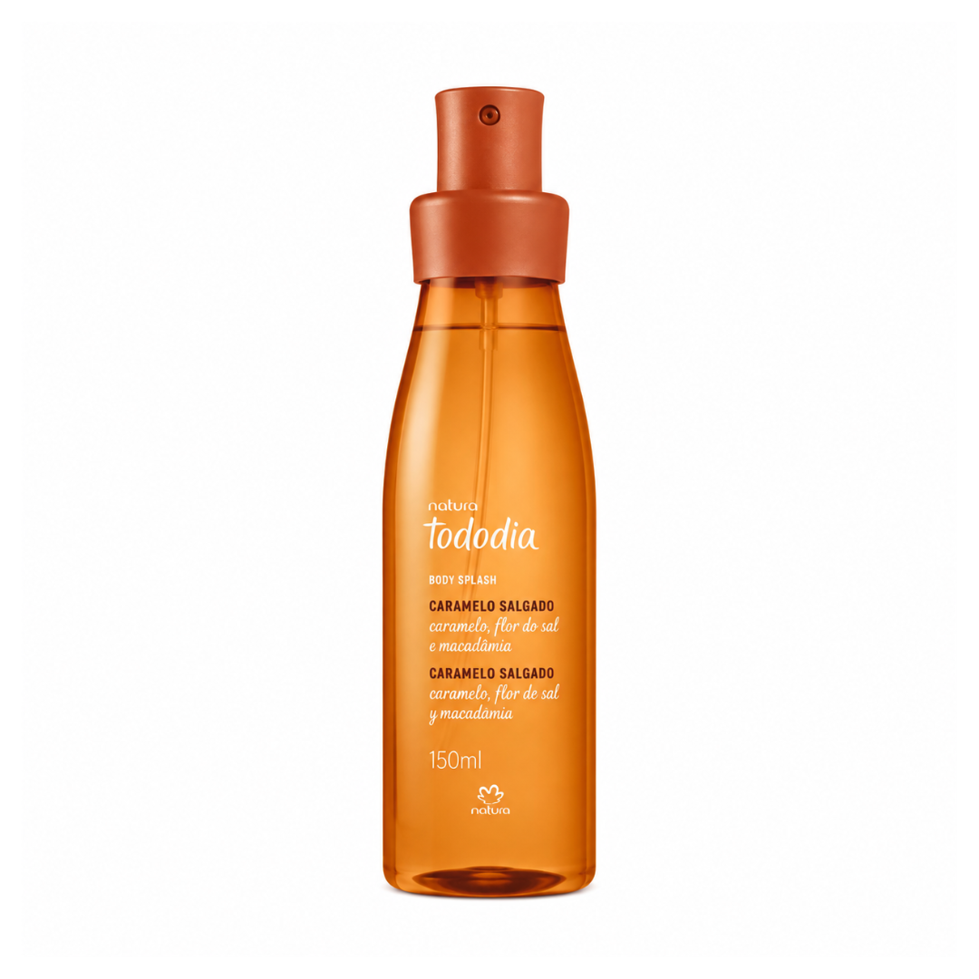 Caramelo Tododia Salted Caramel Body Splash Sweet Gourmand 150ml Natura