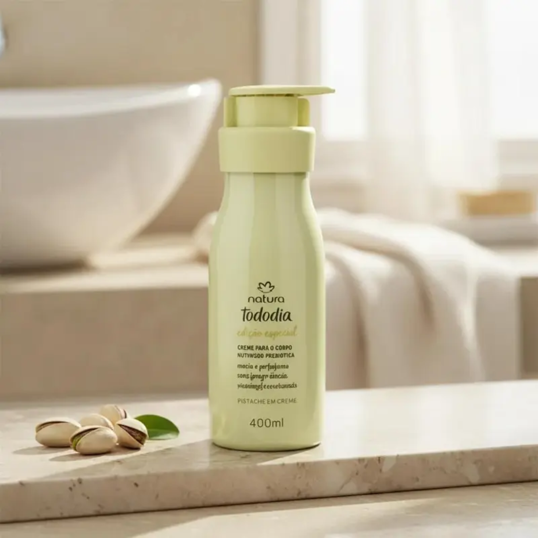 Tododia Pistachio Body Lotion 48H Deep Moisturizing Cream 400ml Natura
