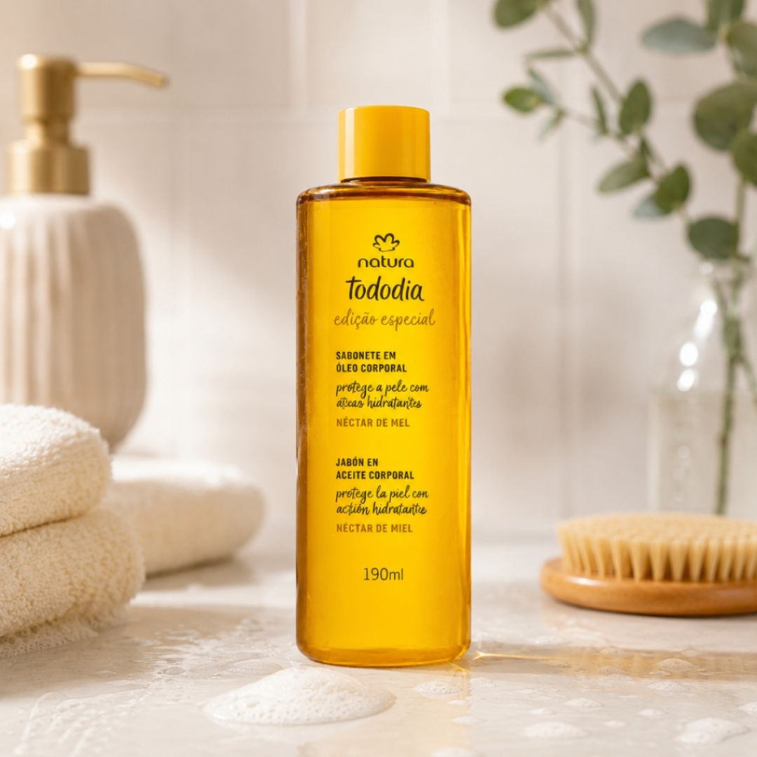Tododia Honey Nectar Oil Body Wash Nourishing Cleanser 190ml Natura
