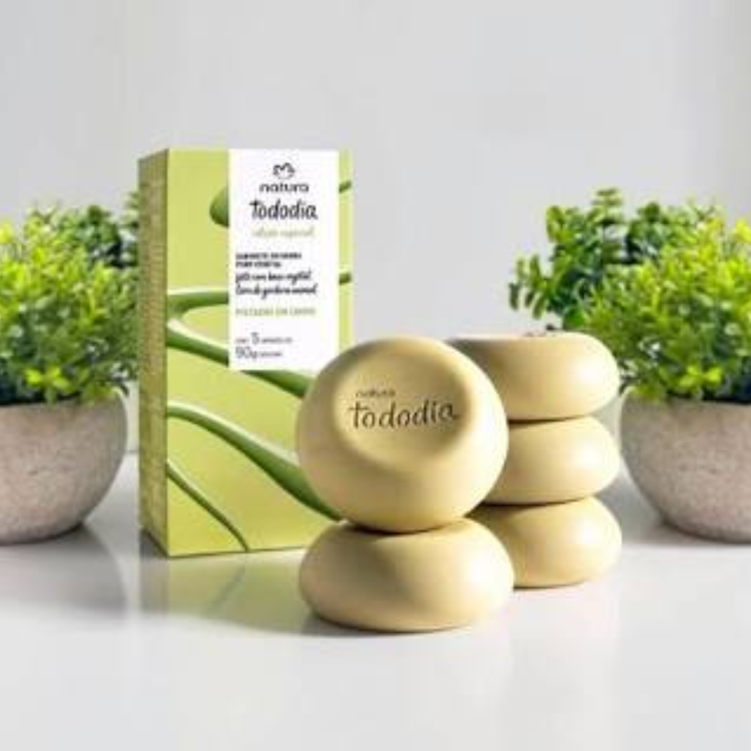 Pistache Tododia Pistachio Cream Soap Bars Vegan Care 5x90g Natura