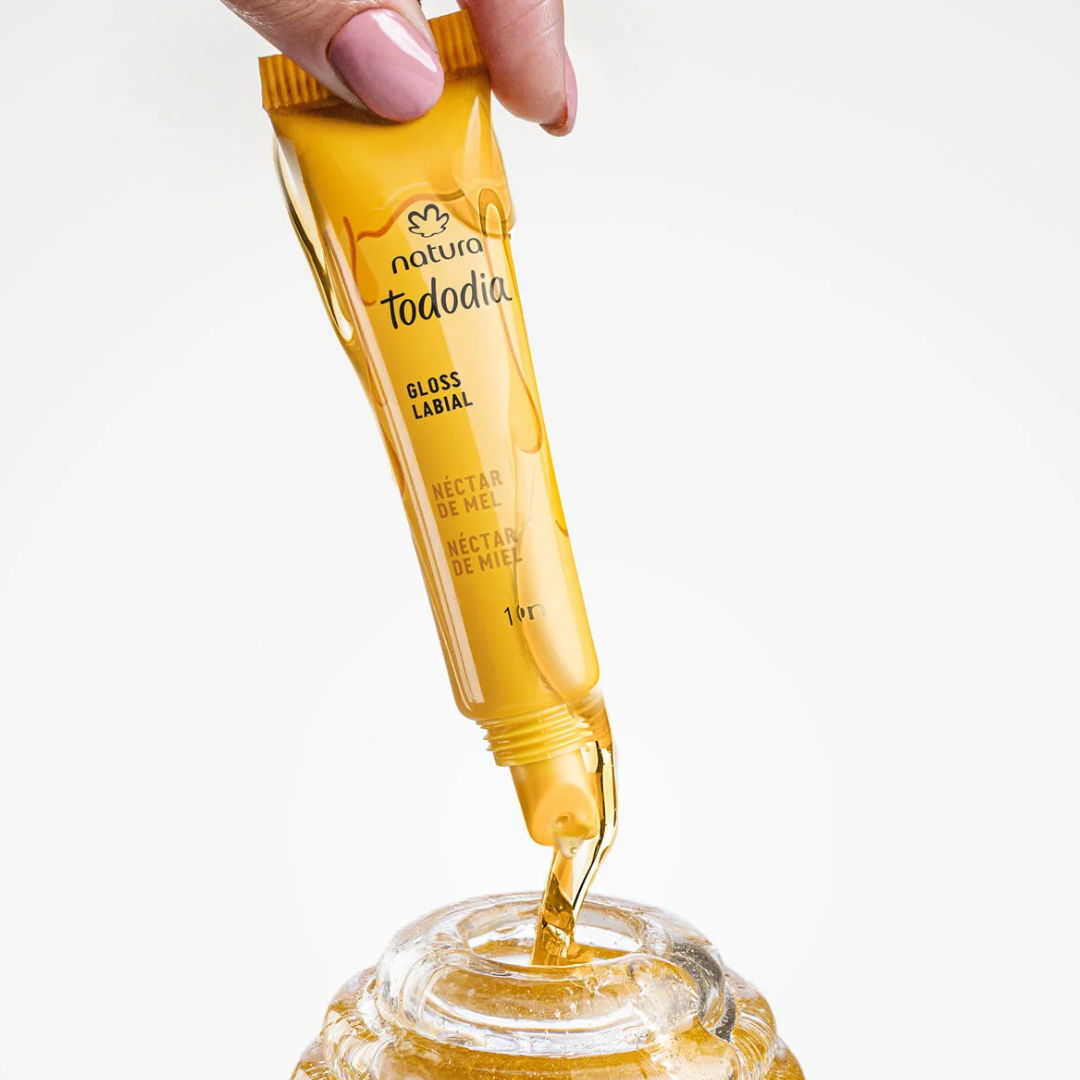 Tododia Honey Nectar Lip Gloss 24h Hydration Daily Care 10ml Natura
