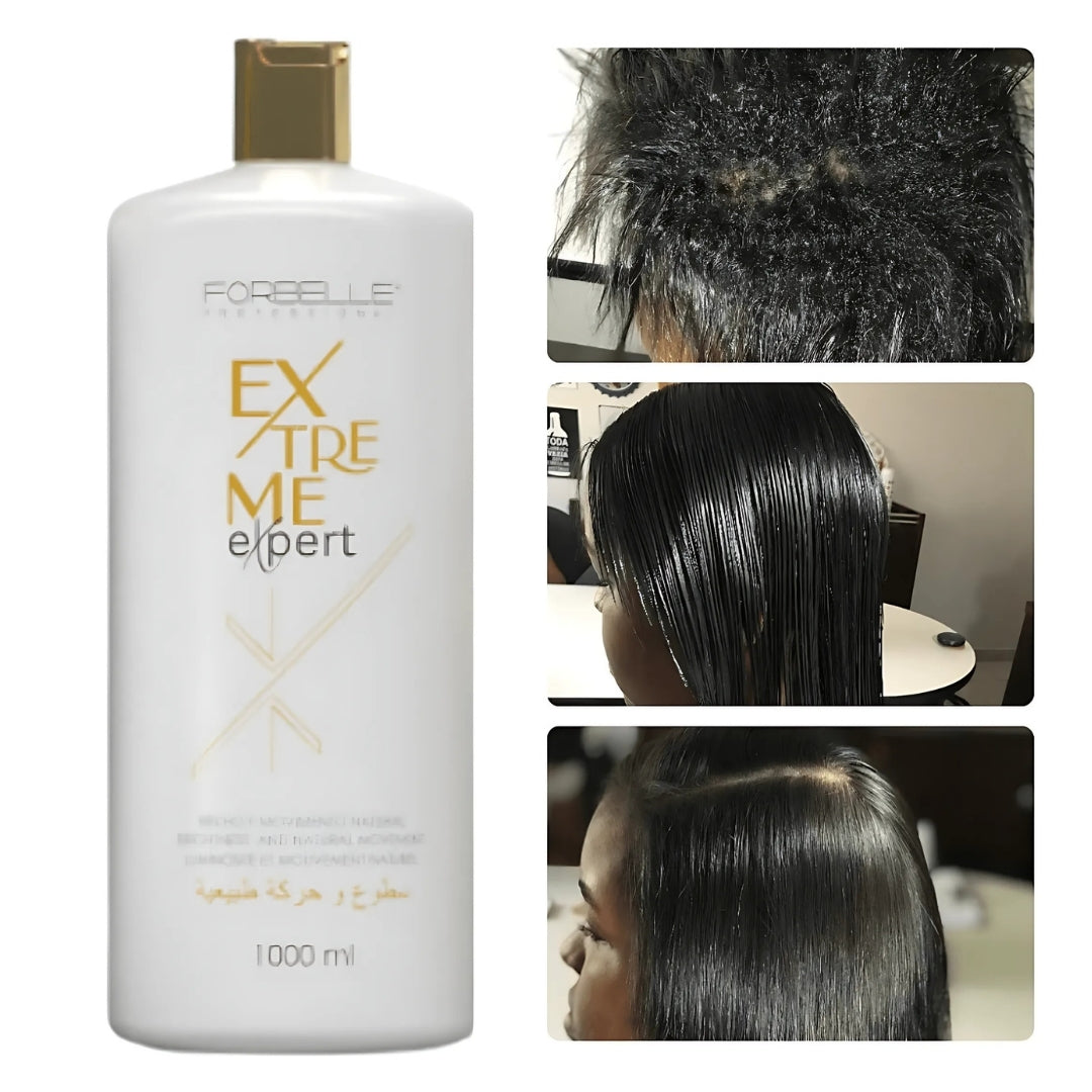 Extreme Expert Progressive Brush Hair Straightener Kit 2x 1L Forbelle