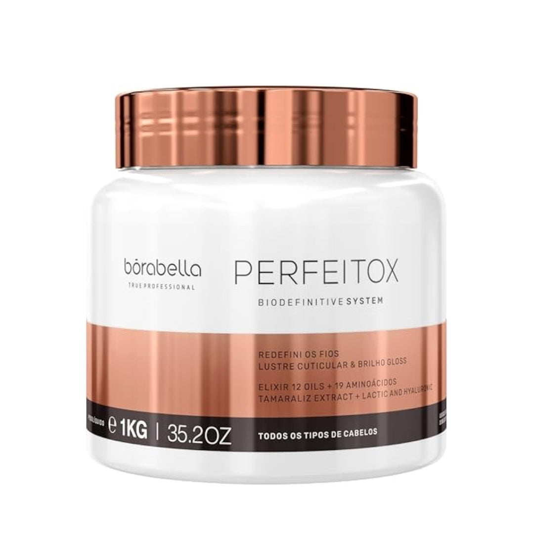 Perfeitox Deep Hair Mask Straightener Alignment Treatment 1Kg Borabella