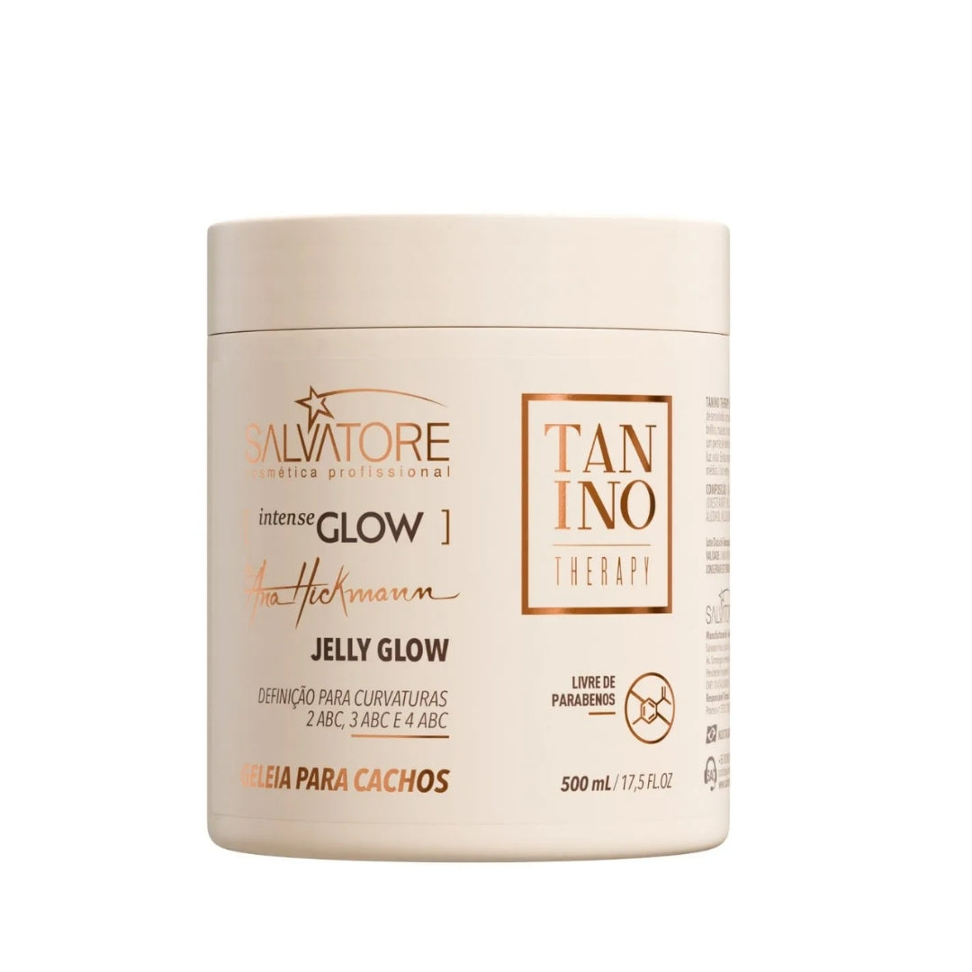 Tanino Glow Curly Hair Jelly Thermal Protection Finisher 500ml Salvatore