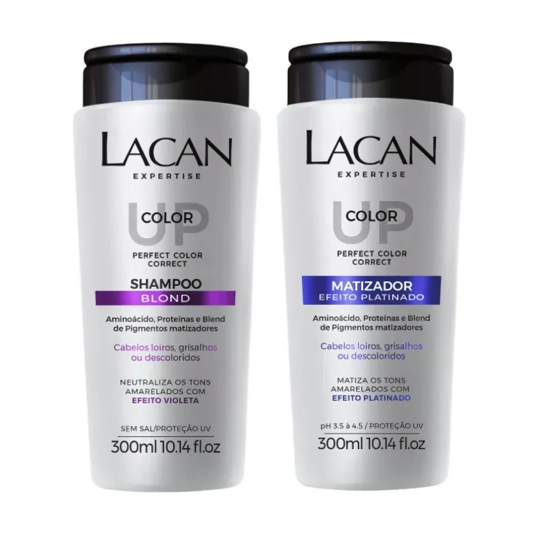 Color Up Blond Gray Hair Maintenance Revitalizing Home Care Kit 2x 300 Lacan