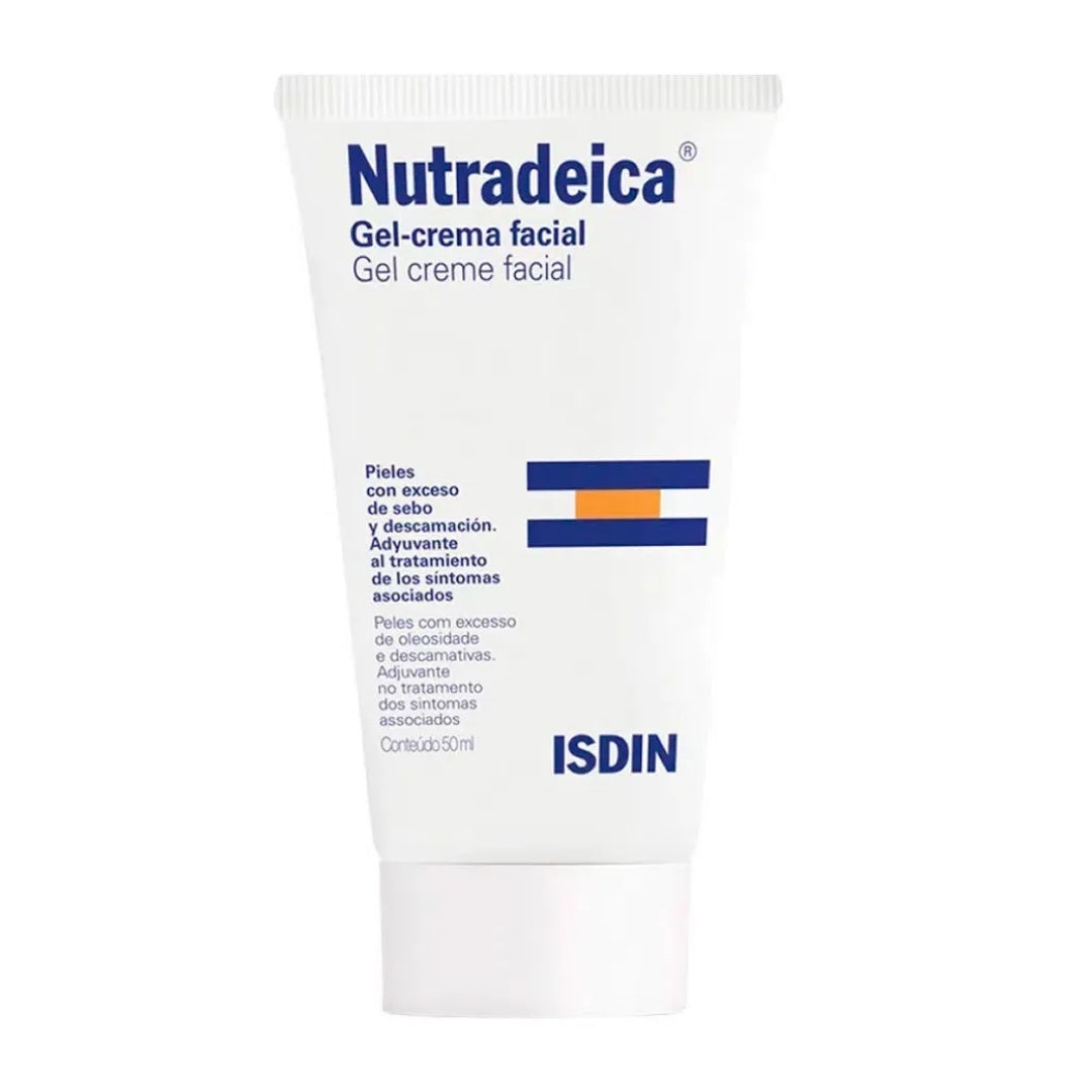 Nutradeica Moisturizing Facial Cream Gel Peeling Skin Care 50ml Isdin