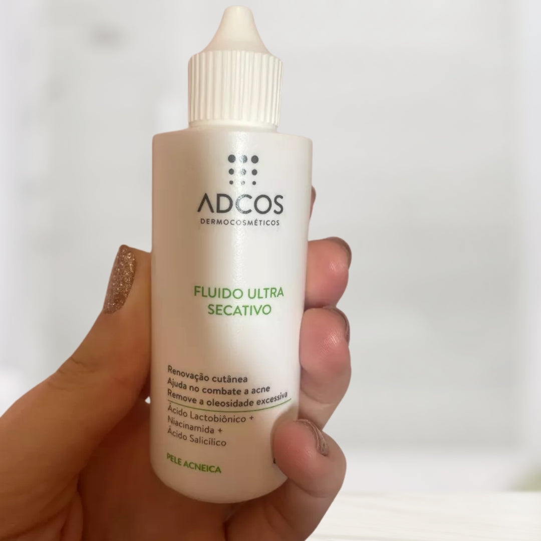 Adcos Acne Solution Ultra Drying Fluid Lotion for Oily Skin 60ml Adcos