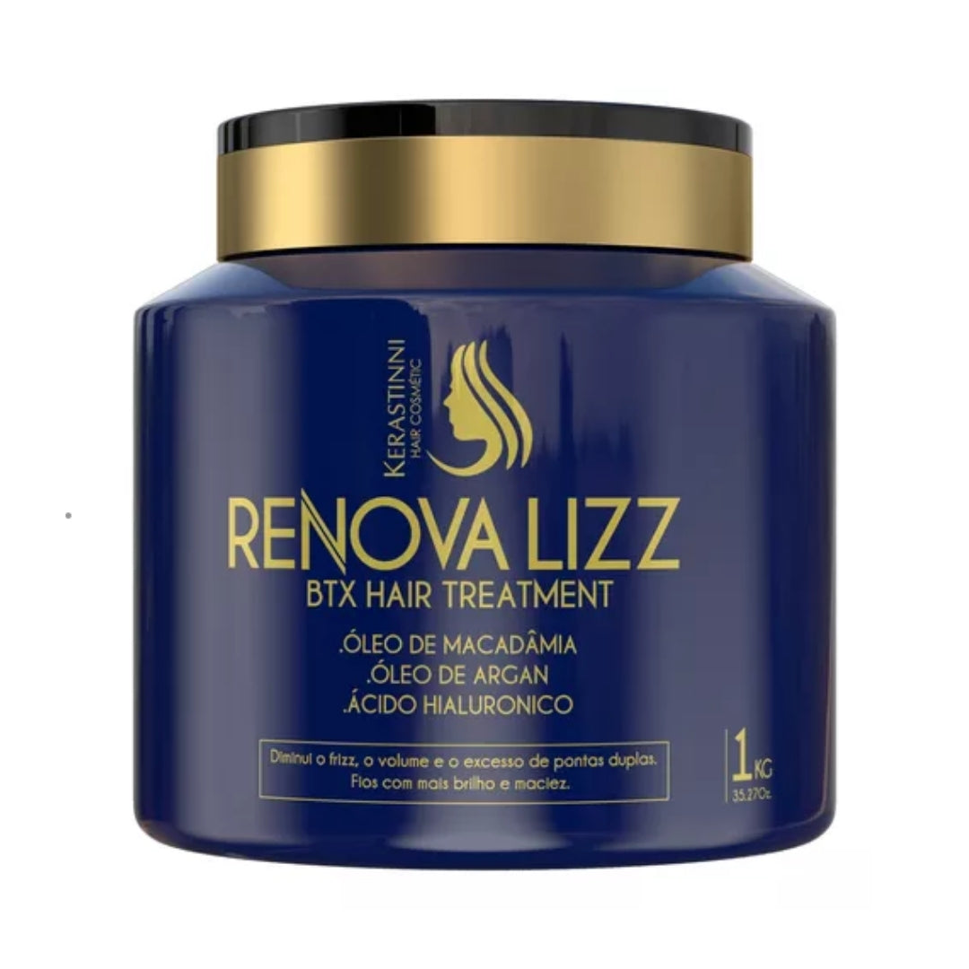 Renova Lizz Deep Hair Mask Frizz Control Volume Reducer 1L Kerastinni