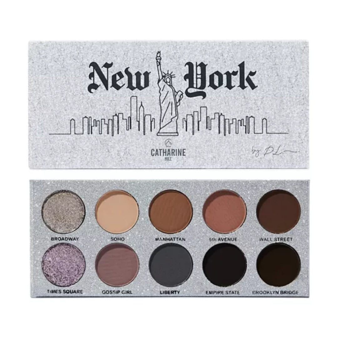 New York Pri Lessa Eyeshadow Palette 10 Colors Makeup Catharine Hill