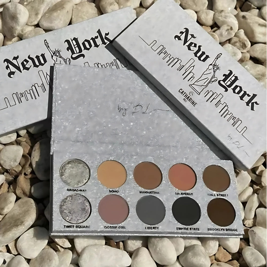 New York Pri Lessa Eyeshadow Palette 10 Colors Makeup Catharine Hill