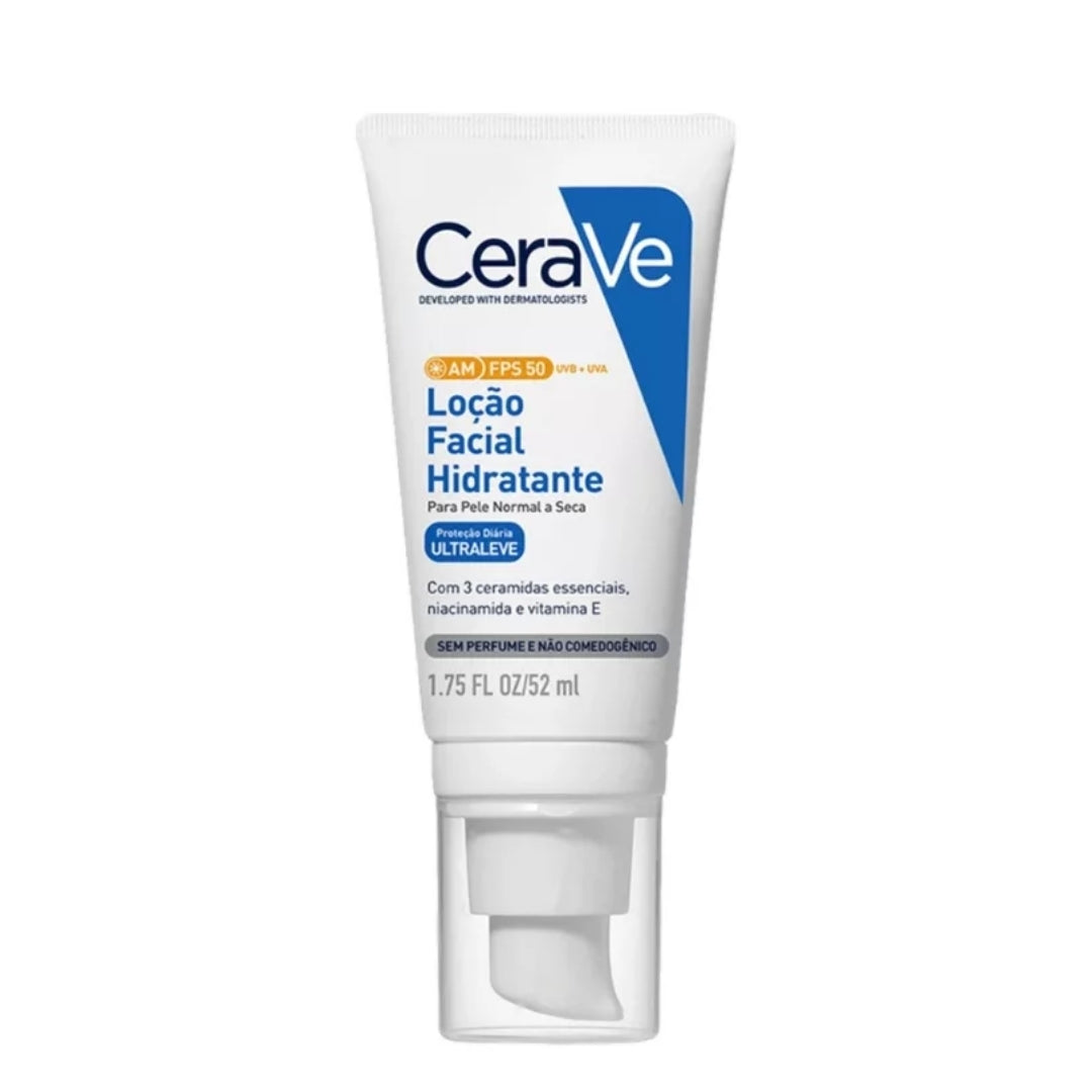 Facial Moisturizing Lotion SPF 50 Normal To Dry Skin Daily Care 52ml Cerave