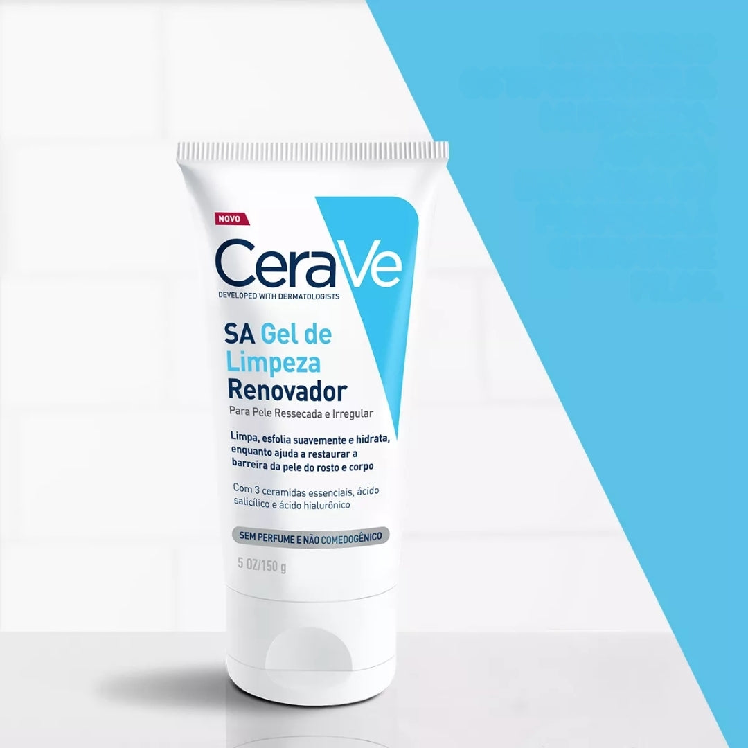 Sa Renewing Facial Cleansing Gel Day / Night Care All Skin Types 150g Cerave