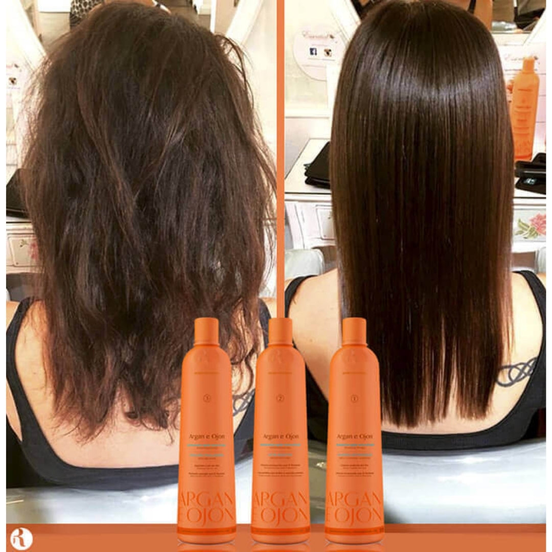 Professional Argan Ojon Progressive Brush Hair Straightening 1L Richée