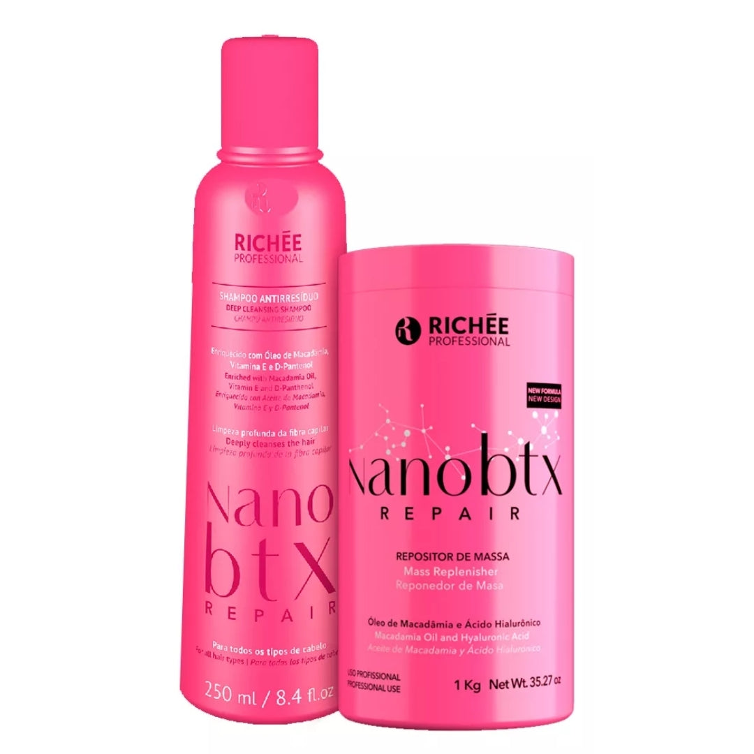 Nanobtx Deep Hair Mask Mass Replenisher Repair Treatment Kit Richée