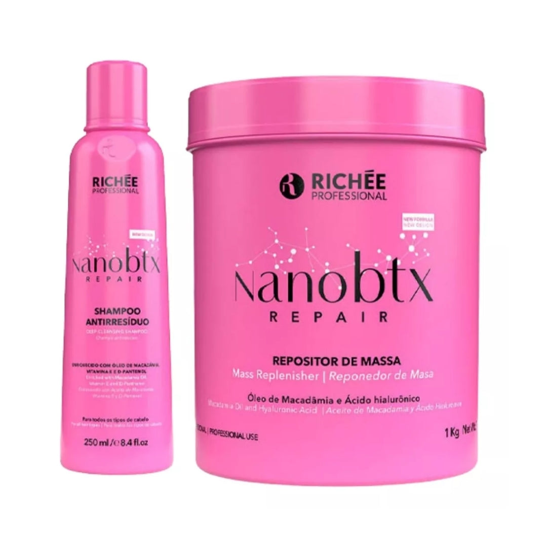 Nanobtx Deep Hair Mask Mass Replenisher Repair Treatment Kit Richée