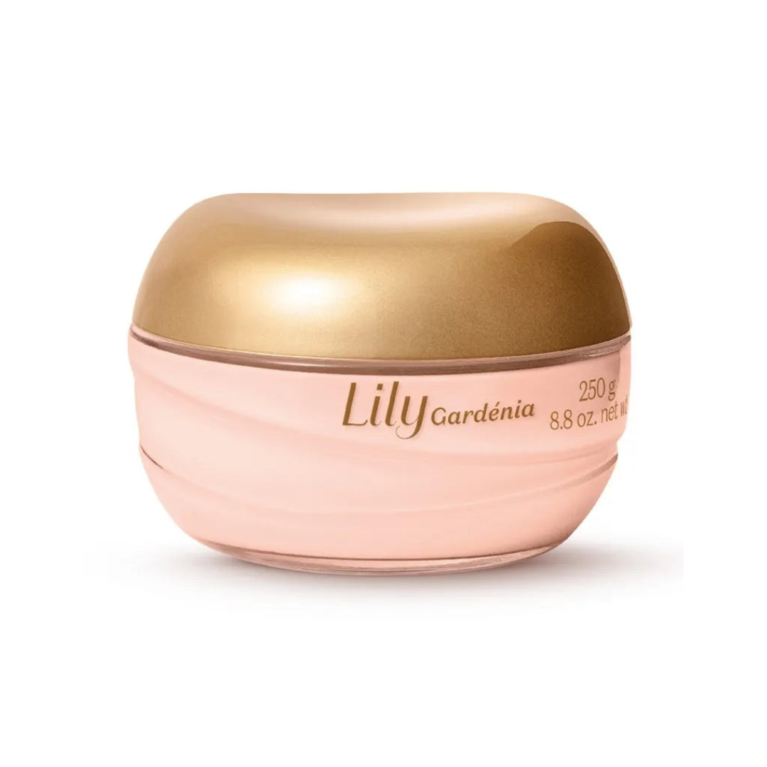 Lily Gardenia Satin Moisturizing Nautral Fragance Body Cream 250g O Boticário
