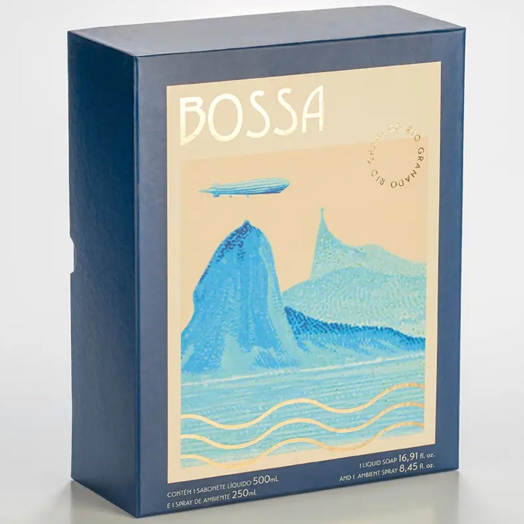 Bossa Air Freshener Home Spray Room Fragance + Liquid Body Soap Kit Gr