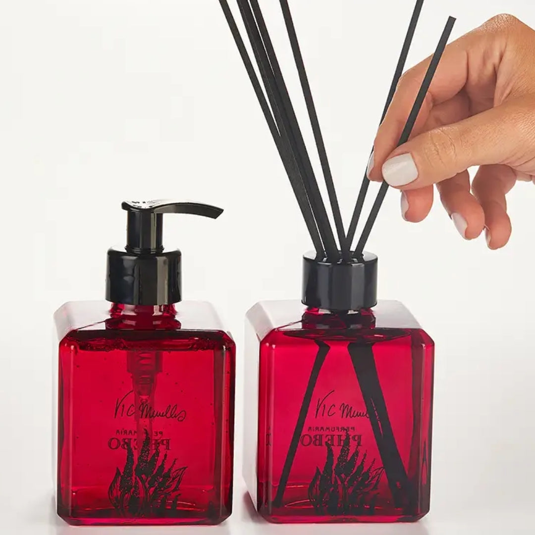 Amaranthus Pepper Home Fragance Room Diffuser + Liquid Body Soap Kit Granado